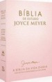 Bíblia de Estudo Joyce Meyer - Média - Rosa - Luxo - NVI