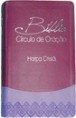 Bíblia e Harpa Círculo de Oração - Lilas com Roxo - Média - RC